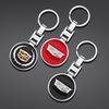 1pcs Metal Car Keychain Pendant Double Sided Key Ring for ATS CTS DTS SLS SLR XLR BLS Seville Escalade Tiburon CT5