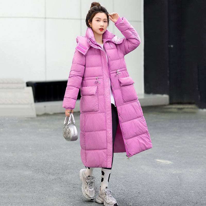 Down Cotton-padded Clothes for Women's Medium and Long Models, New Models, Fashion Design Sense, Winter Thickened Cotton-padded Clothes