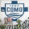 Como 1907 Voetbalclub Schild Wandkleed Italiaanse Fan Decoratie voor Slaapkamer Woonkamer Man Cave Cadeau