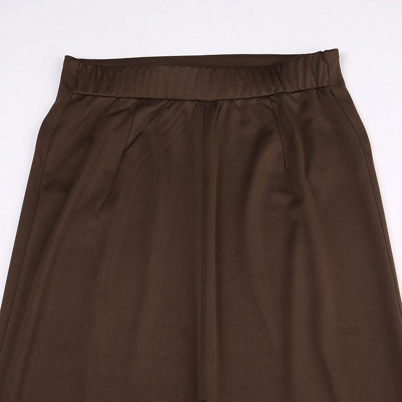 Vintage Schlank Strick Maxi Rock Frauen Casual Einfarbig Hohe Taille Split Paket Hüfte Röcke Frühling Elegante High Street Dame kleidung