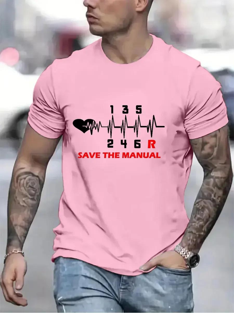 

Винтажные футболки для мужчин Save The Stick Manual Transmission Three Print Top Oversize Tee Hip Hop T-Shirts Men Clothing Camiseta XXXXXL золотой