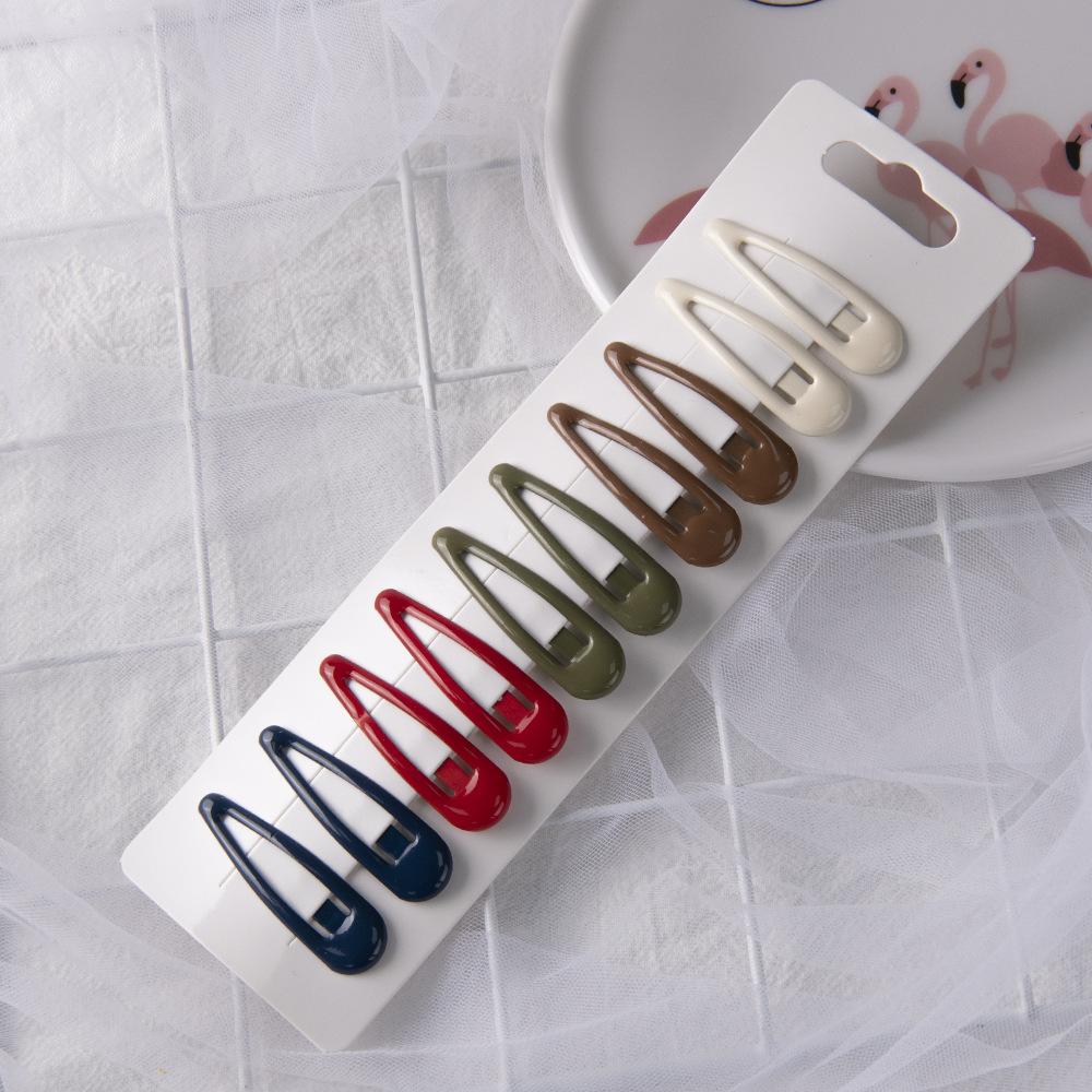 1Set Cute Candy Colors Dripping Hairpins BB Clip Girls Children Hair Clip Pin Barrette Accessories Women Kids Hairgrip Headdress