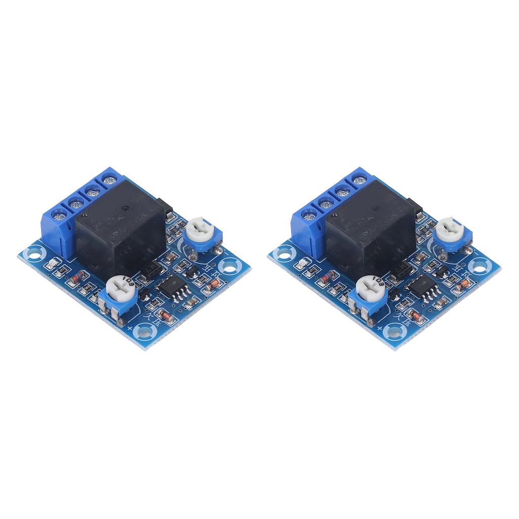 2PCS 12V Battery Undervoltage Control Board Power Off Protection Switch Module Knob Adjustment