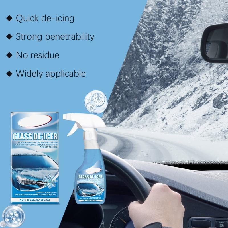 Car Ice Remover Sprayer Winter Car Windshield Deicer Snow Removal Sprayer Defrosting AntiIcing Tool 250ml
