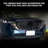 LUWU Front Grill Mesh Compatible With   2024 2025 Mazda CX-5 Front Mesh Grill erts Trims Front Mesh Grille Cover Guard for 2024 2025 Mazda CX5 Car