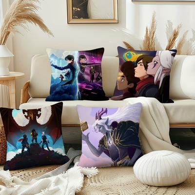 Cartoon The D-Dragon P-Prince Cushion Cover Pillow Cover Decoration Room Home Sofa Living Office Car Nordic Simplicity