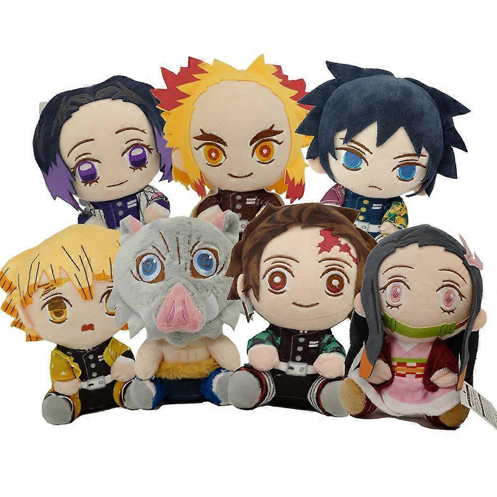Demon Slayer Kamado Tanjirou Plush Toy Kamado Nezuk Plushies Doll Kids Gifts 20cm