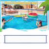Tragbares Outdoor-Volleyballnetz 4,5m 0,9m für Strand Hinterhof