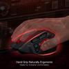 Redragon M811 Aatrox MMO Gaming 15 Programmable Wired RGB Gaming Ergonomic Natural Grip 10 Side Macro DIY Keybinding Backlight Support Mouse, Buttons,