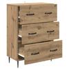 Artisan Oak Drawer Cabinet 66 X 34.5 X 89.5 Cm