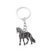 Creativity Zodiac Horse Metal 2026 Year Of The Horse Mascot Pendant Car Ornament Bag Hanging Decoration New Year Gifts