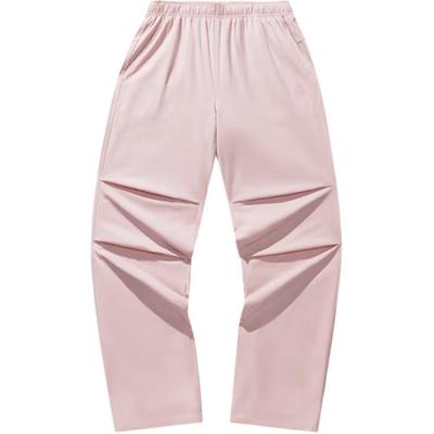 Earth Shell 2.0 Solid Color Mid-Rise Lace-Up Breathable Versatile Loose Sports Pants Women Bottoms 962536503-2