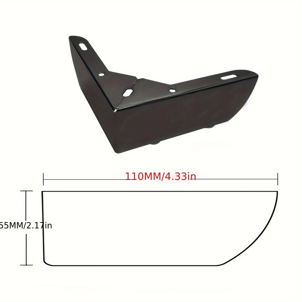4Pcs Durable Heavy Load Bearing Furniture Legs Metal Cabinet Three-pronged Feet Triangle Sofa Legs DIY Furniture Hardware Legs