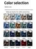 Men's Pure Wool Half-High Neck Knit Sweater - Autumn/Winter Casual Pullover