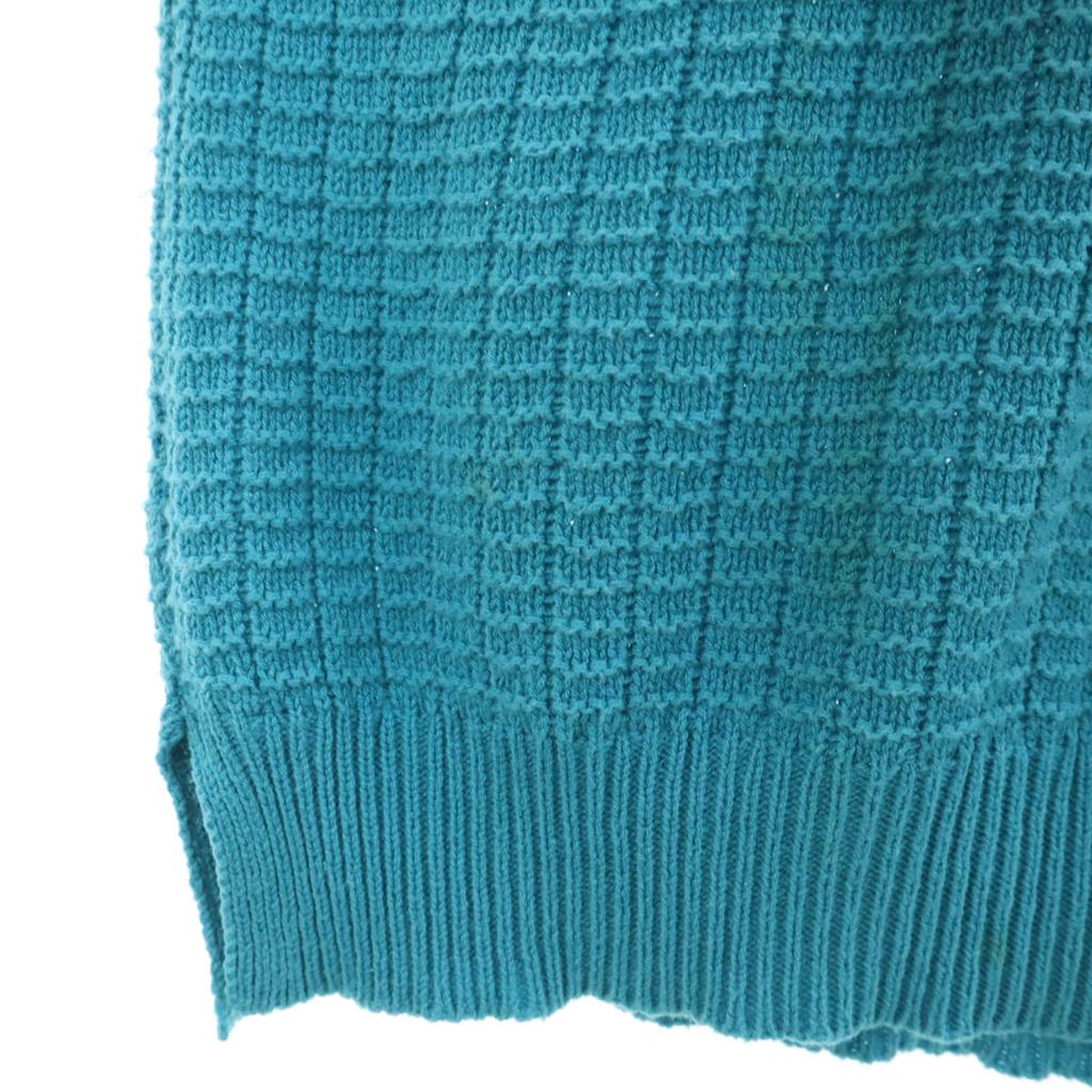 FACTOTUM made in Japan By color Kurzarmpullover 36 Blau Strick Herren Gebraucht
