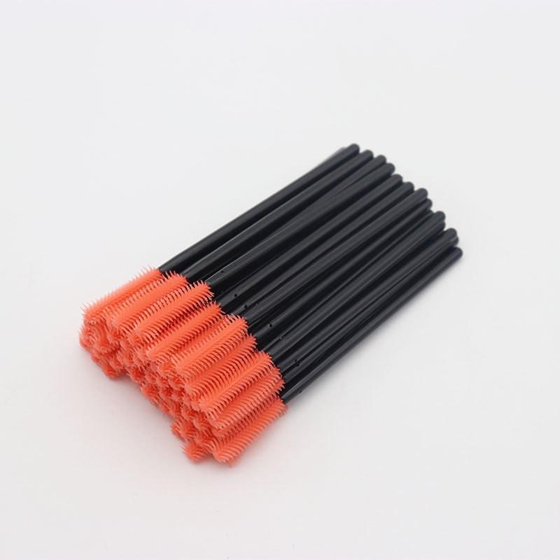 Набор из 50 одноразовых силиконовых щеточек для ресниц - Идеально для наращивания и портативного расчесывания бровей