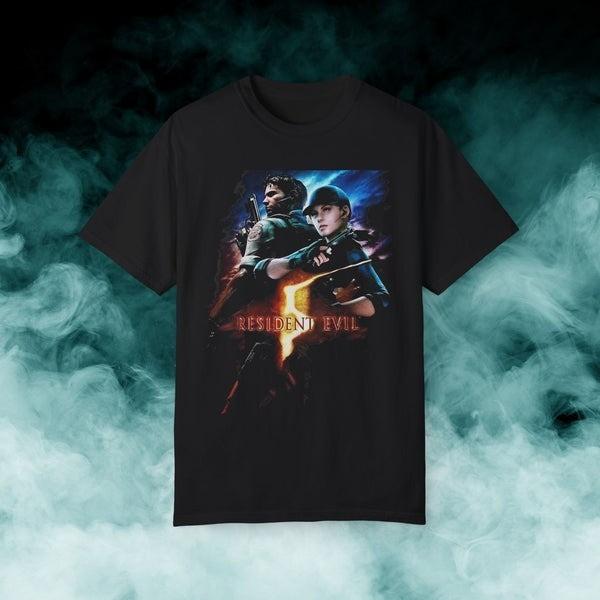 Resident Evil 5 Tee Unisex Short Sleeve Shirt S-5XL S
