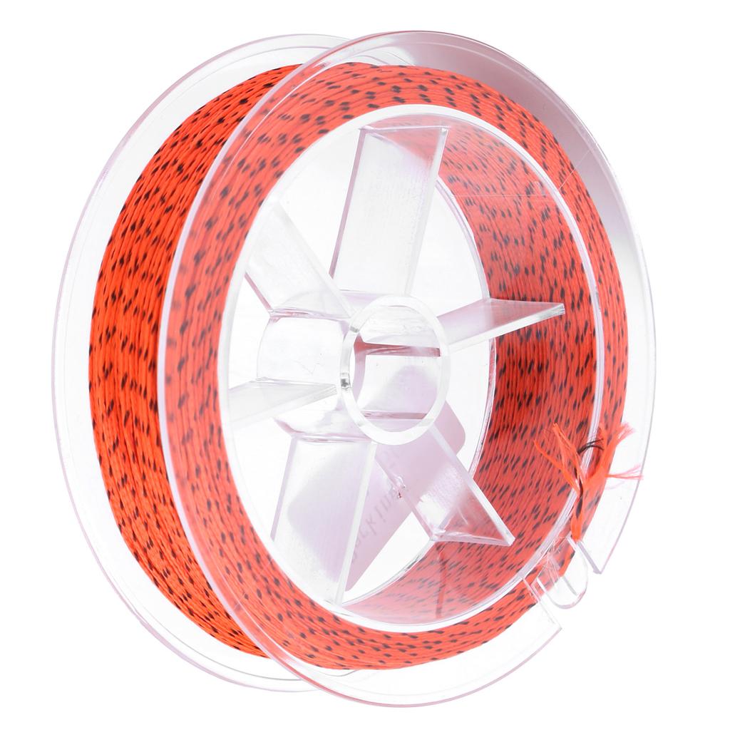 30LB 50m Pescuit la Muscă Poliester Nevaxat Linie de Pregătire Umplutură Mulină Linie de Luptă Enormă Piese Pescuit Portocaliu