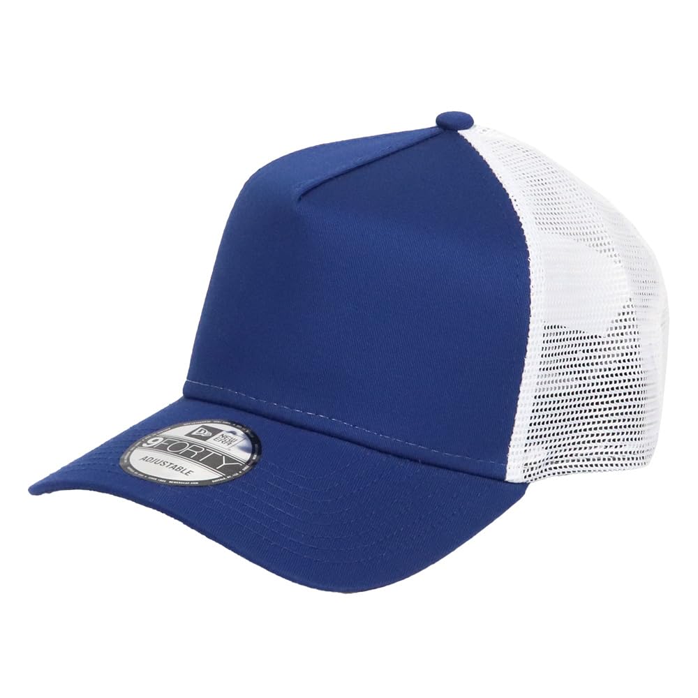 

Кепка New Era Mesh, простая кепка 9FORTY NewEra NE205 99HeadweaShop, наклейка, бейсболка, королевский синий, белый, сетка, синий, белый, свободный размер, мужская [Товар]