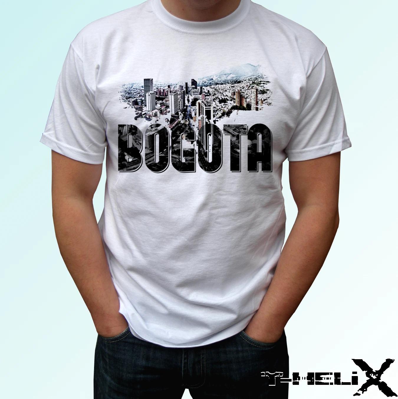 

Bogota - white kids boys T-Shirt top Colombia flag country design - s s kids baby 160