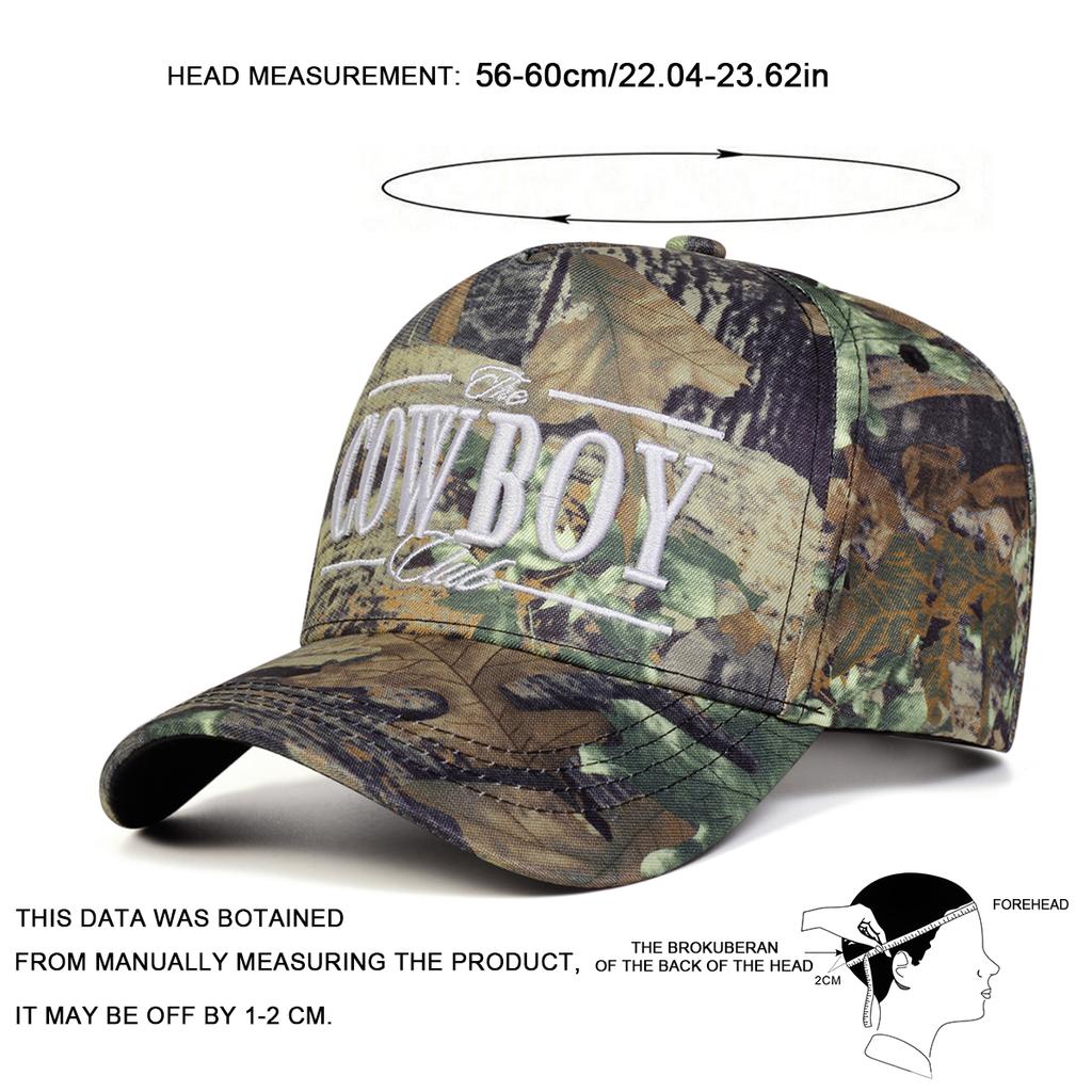 Baseball Stitching Embroidered Club Cowboy The Neutral Gender Women Men For Caps Spring Autumn Outdoor Adjustable Casual Hats Sunscreen Hat Sports
