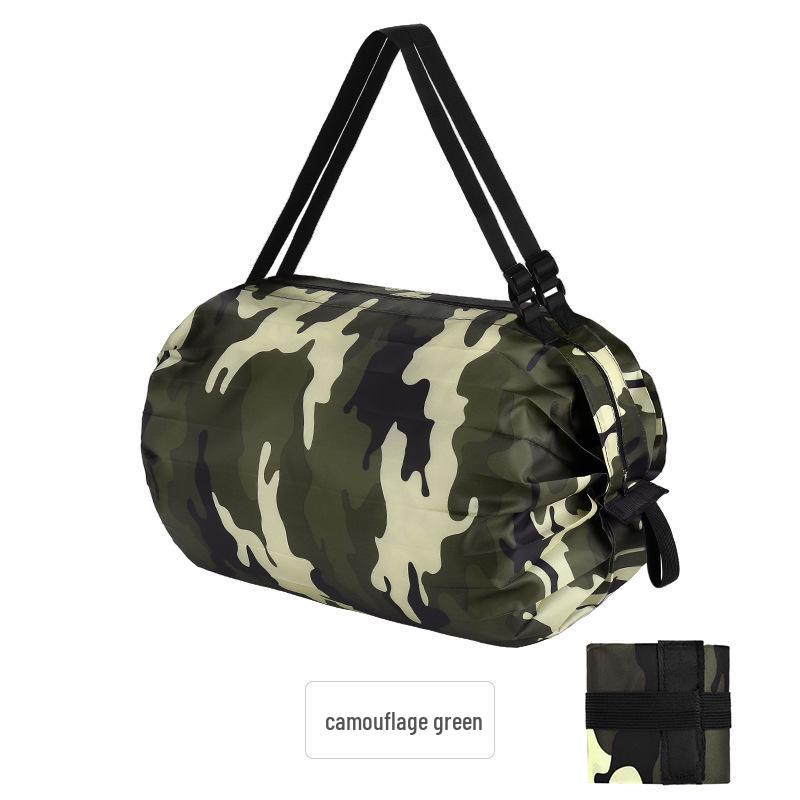Nordic Folding Camouflage Shopping Bag - Multi-Purpose, Portable, Large Capacity Handheld Storage Bag