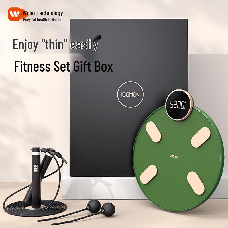 ICOMON Smart Body Fat Scale & Jump Rope Set (CN version)