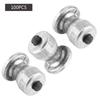 100Pcs Silver Tire Stud Screws Strong Durable Anti-Skid For Off Road Truck Atv