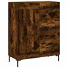 VidaXL Buffet chêne fumé 69,5x34x90 cm bois d'ingénierie 830265