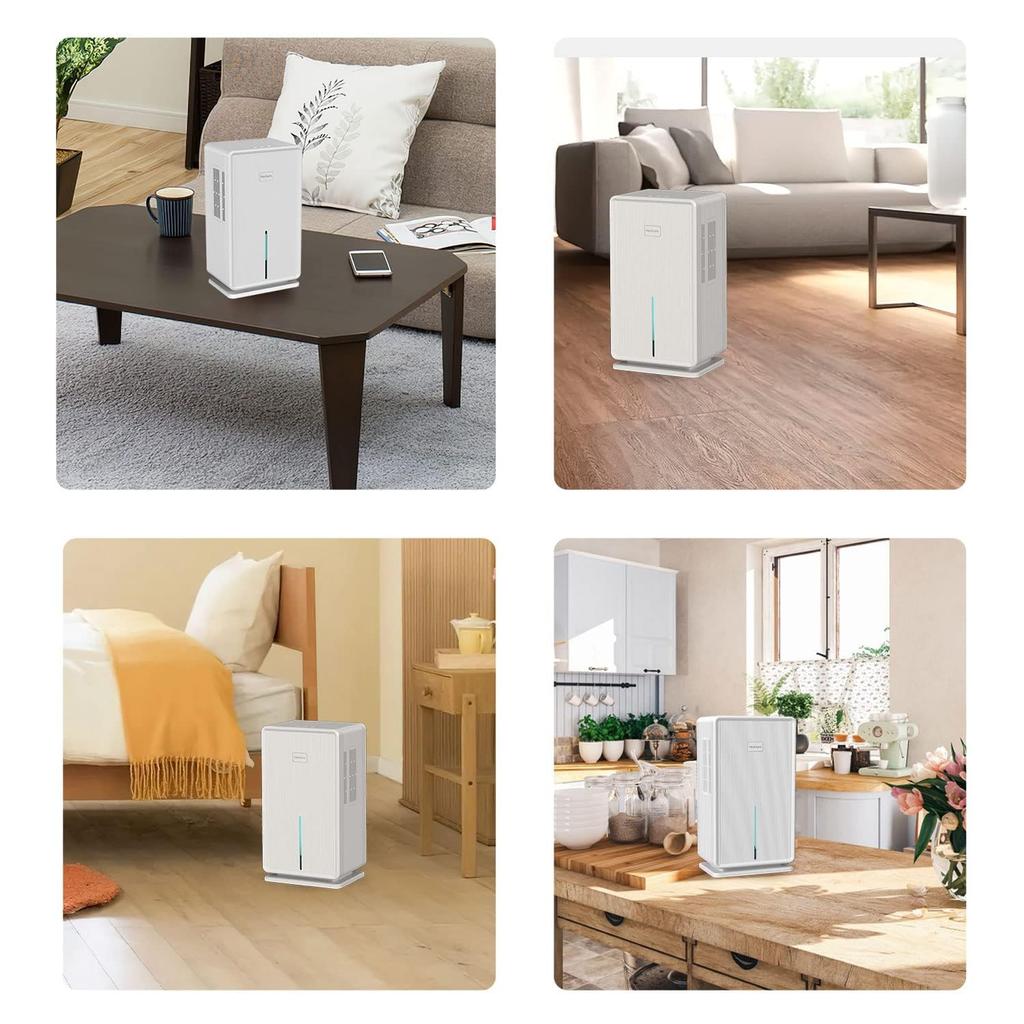 Heshare Energie Feuchtigkeit Regenzeit Zimmer Wasserbefüllung Automatische 7 Farbe Peltier Peltier Wasserstand Fenster enthalten Luftentfeuchter, kompakt, 3000ML,