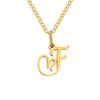 St. Delan Versatile 26-Letter Stainless Steel DIY Necklace Pendant