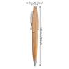 Business Singing Pen Wood Ballpoint Pen with Metal Pen Clip 0.7mm Medium Point For Men Women Office Writing Supplies