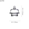 Glass Dessert Plate with Lid Dining Plate Cake Plates Dim Sum Dish Caviar Dish Butter Dish Sashimi Plate Fruit Dishes Salad Bowl