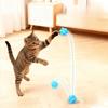 2026 Katt Tuggleksak Boll Silikon Hög Elasticitet Bitbeständig Kattunge Leksak Tandrengöring Interaktiv Boll Katt Leksak Tillbehör