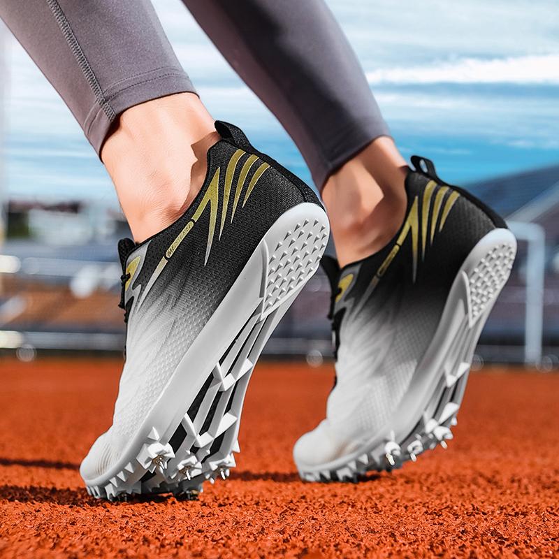 New Sprint Track and Field Shoes for Teenagers, Outdoor Sports Track and Field Spikes, Running Unisex Training Spikes
