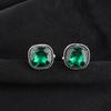 Chrome Diopside Gemstone 925 Sterling Silver Jewelry Handcrafted Cufflinks 0.61" CL-7-7
