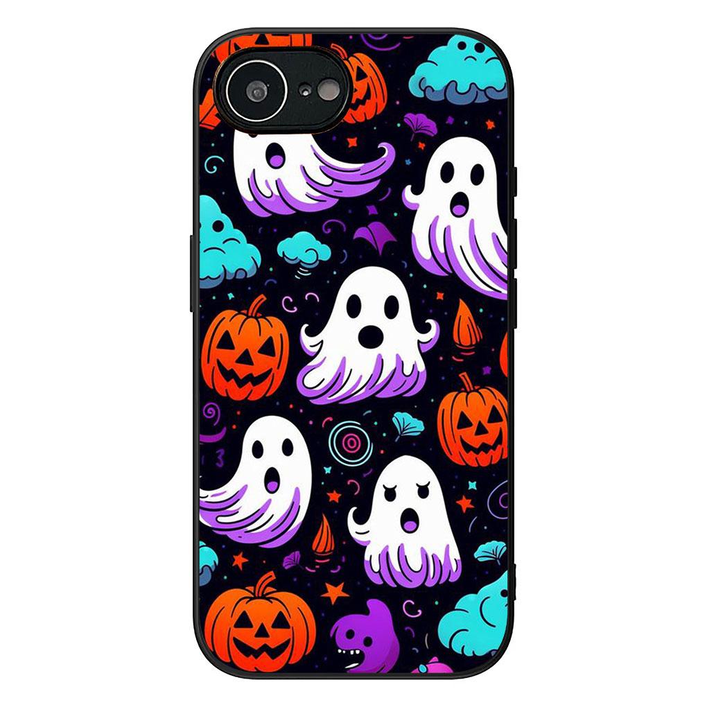 Little Ghost with Halloween Pumpkin Cover for Motorola Moto Edge 50 30 Fusion 40 NEO Ultra Pro E14 G20 E15 G35 G84 G13 G53 Case