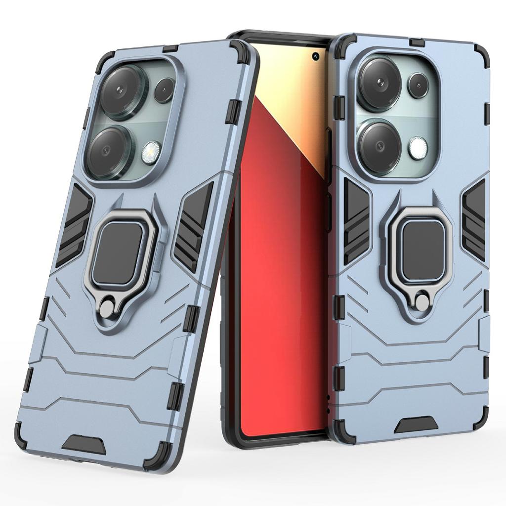 For Xiaomi Redmi Note 14S 4G Case PC+TPU Protective Phone Cover with Ring Kickstand