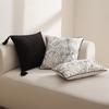 Pillowcase Chic Only Black And White Floral Throw Pillow Covers For Living Room Bedroom And