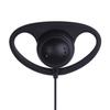 2 Pin Walkie Talkie Headset with MIC PTT D-Shape Earphone Earpiece Headphone Accessories for Baofeng Kenwood Puxing TYT Radio