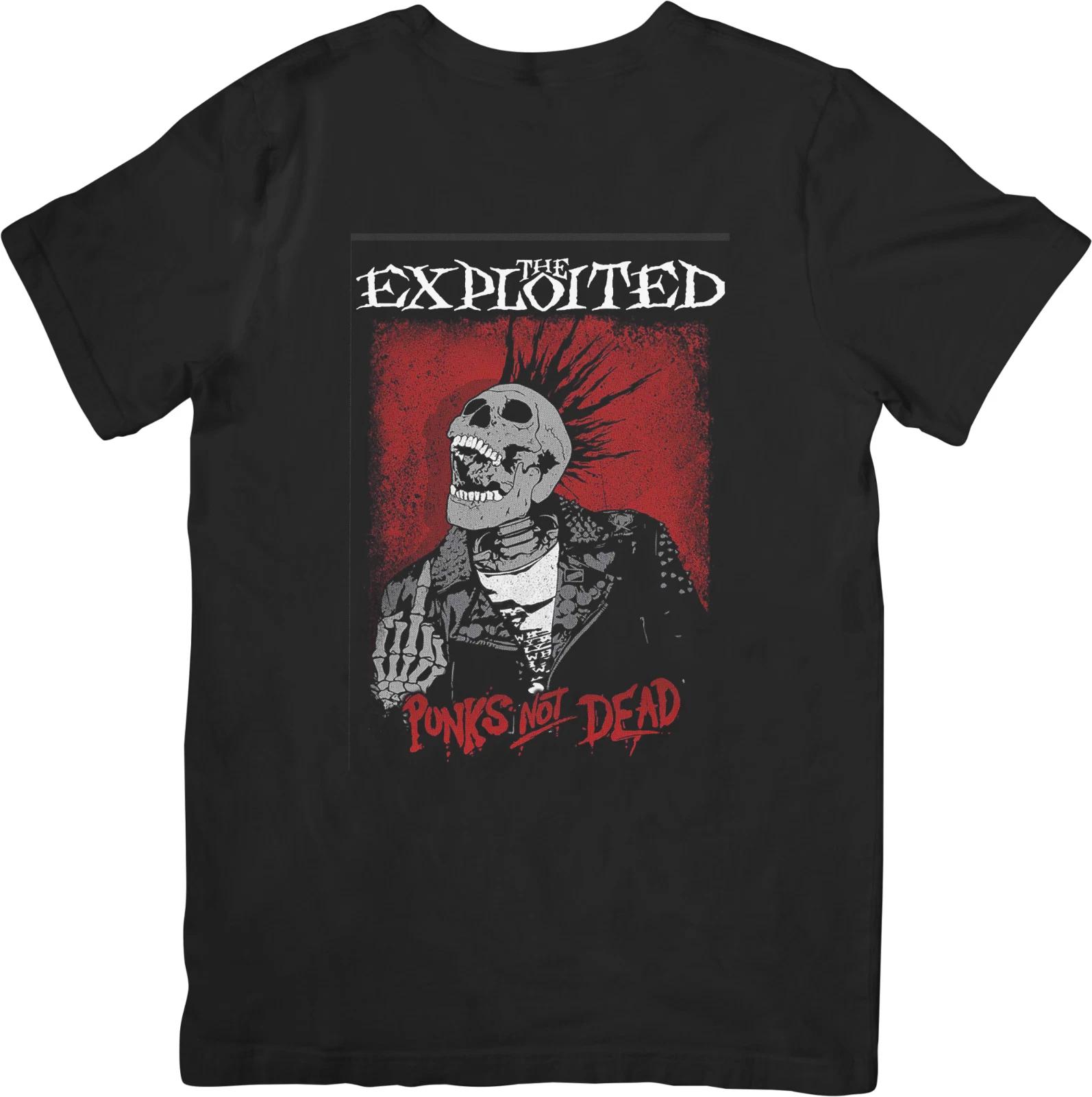 

The Exploited 8 Music Unisex Fit for Men & Women Quality Cotton T-Shirt Black L