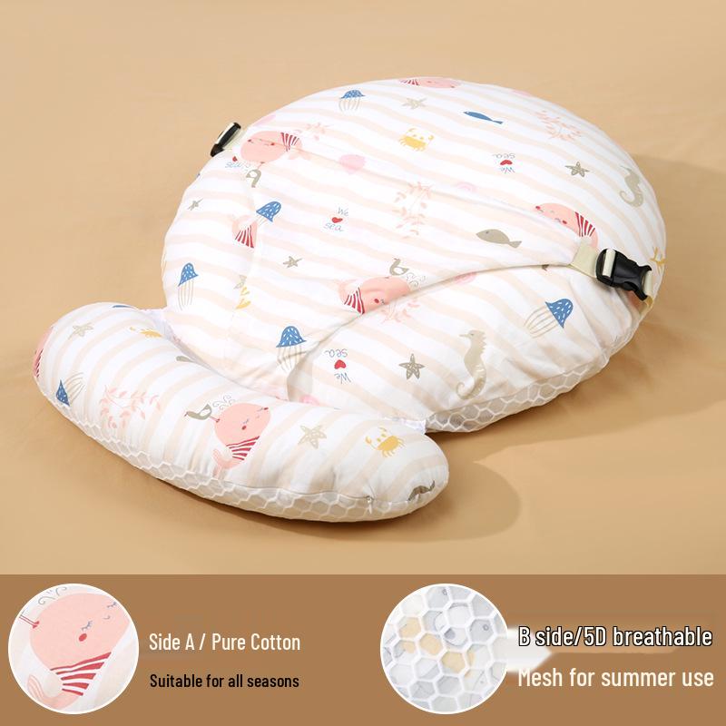 Breastfeeding & Nursing Pillow - Postpartum Support, Backrest, Side-Lying Baby Feeding Cushion