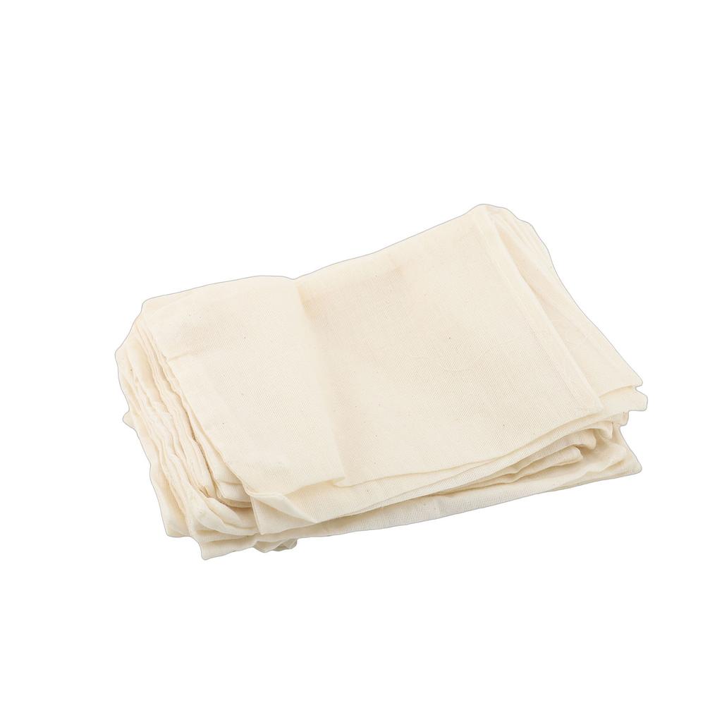 24PCS Cotton Drawstring Bags Empty Reusable Tea Bags Small Cheese Cloth Cotton Bag for Straining Soup Cooking