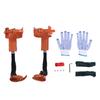 Tree Climbing Gear Cowhide Leather Tree Climbing Spikes Set Height Adjustable Tree Climbing Spurs for Trimming Cutting
