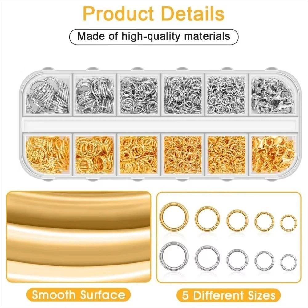 Open Jump Rings Jewelry Findings Set Chain Closure Repair Tools Kit Pliers  Necklaces