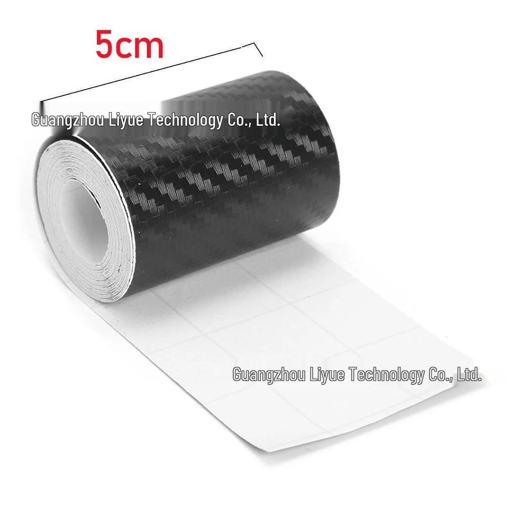 3D Carbon Fiber Vinyl Car Wrap Anti-Scratch Self-Adhesive Sticker Tape