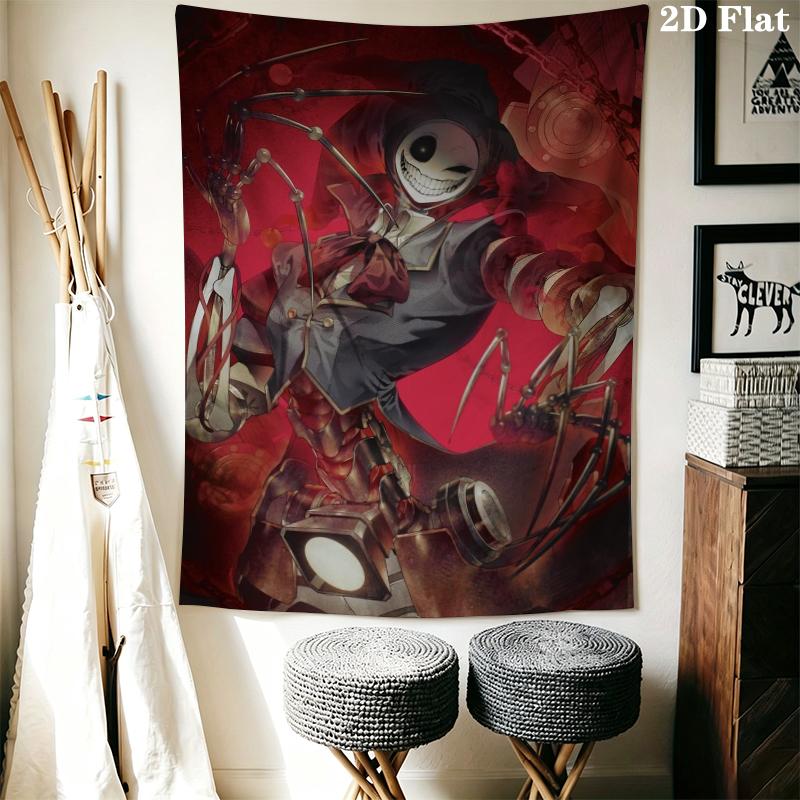 poppy playtime Wall Tapestry Aesthetic Wall Hanging Printed Fabric Blanket Decorative Tapestries for Bedroom Living Room Home Decor