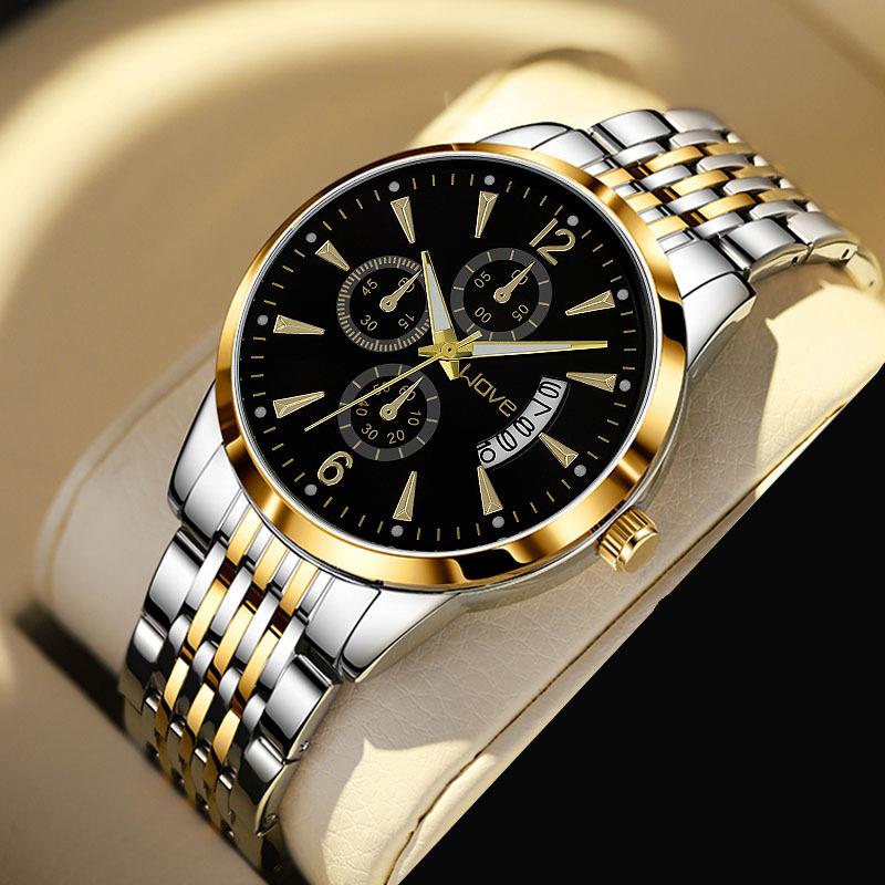 Langjue Men'S Watch, Non-Mechanical Watch, Student Business Trend Calendar Multifunctional Men'S Quartz Watch