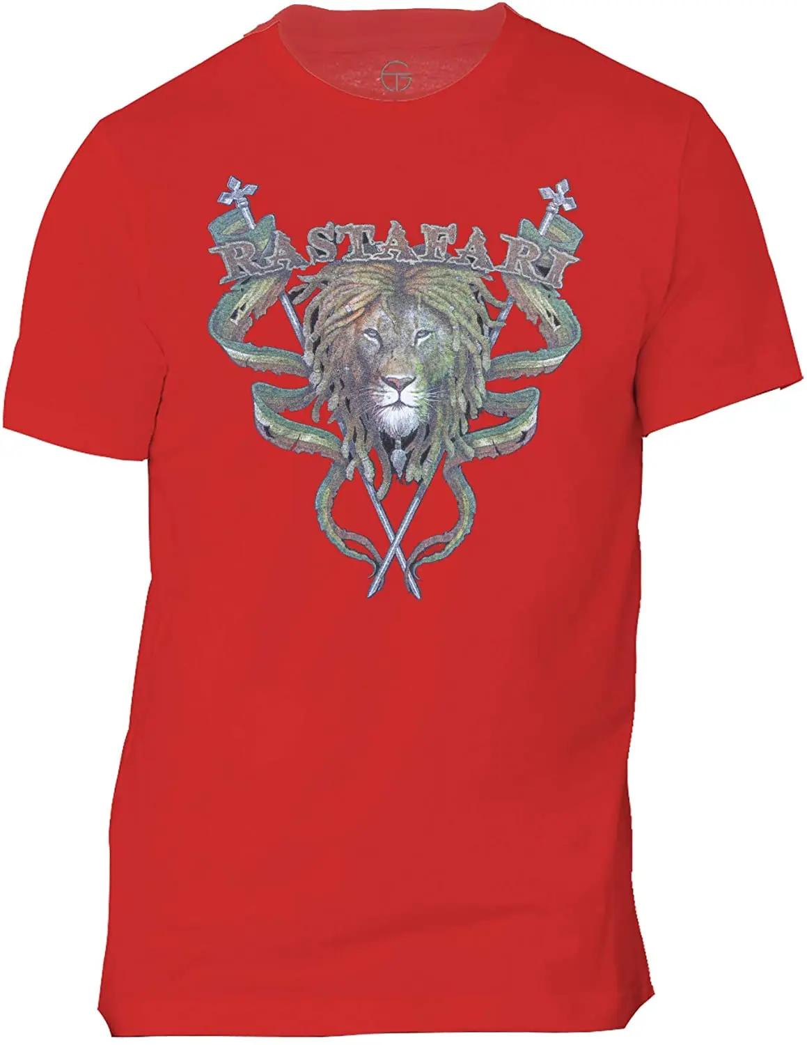 Jamaica Rastafari Lion of Judah TShirt Summer Cotton ONeck Short Sleeve Mens T Shirt New S3XL S