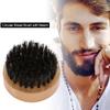 Men Mustache   Wooden Color Beech Brush Brd Care Shaving Clning Grooming Kit